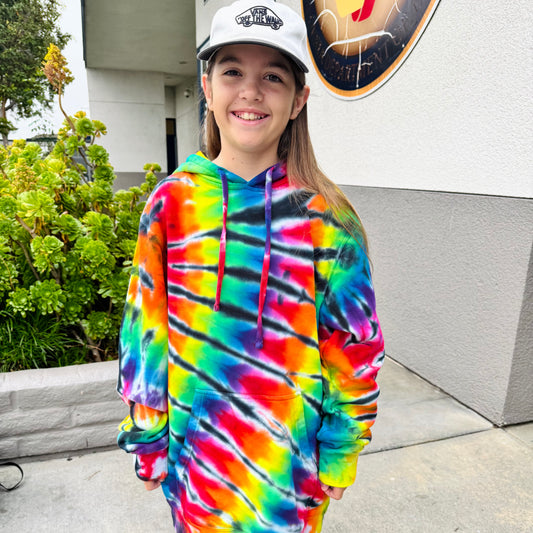 Twisted rainbow hoodie